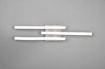Immagine di Plafoniera Corridoio Bacchette Led 15w 4000k Route Nichel Trio Lighting