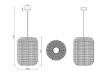 Immagine di Sospensione Runa 1xE27 Paralume Sisal Marrone Ø35 cm Trio Lighting