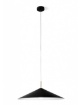 Immagine di Sospensione Samoi Sagoma Cono Nero 1xE27 Ø60 cm Miloox