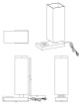 Immagine di Lumetto Nero Decorativo Paralume Tessuto e Base con Ricarica Induttiva Smartphone Haley Trio Lighting