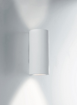 Immagine di Applique Cilindro Gesso Luce Sopra Sotto Led GU10 Banjie-S Fan