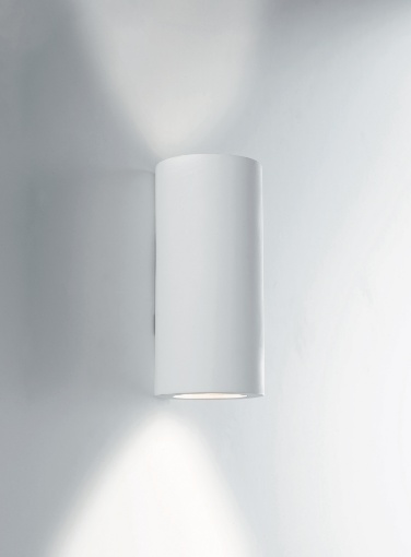 Immagine di Applique Cilindro Gesso Luce Sopra Sotto Led GU10 Banjie-S Fan