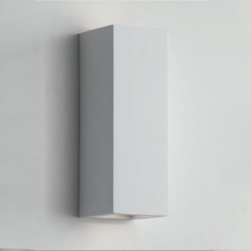 Immagine di Applique Parallelepipedo Gesso Pitturabile Luce Sopra Sotto Foster AP Fan Europe