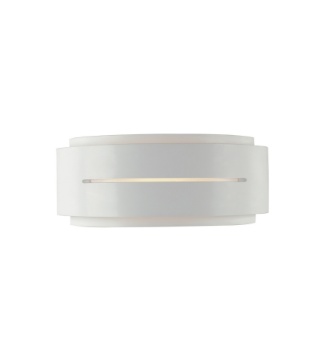 Immagine di Applique Moderna In Gesso Curvo Luce Biemissione Pitturabile Scott Fan Europe