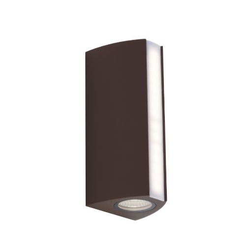 Immagine di Applique Esterno Led CCT Biemissione IP54 Ray Corten Intec Light