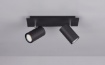 Immagine di Lampada Con Faretti Orientabili Due Luci Nero Marley Trio