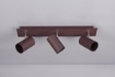 Immagine di Plafoniera 3 Faretti GU10 Orientabili Ruggine Marley Trio