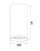 Immagine di Plafone Soffitto Cilindro Focus Oro Opaco GU10 Ø5,2 cm Maytoni