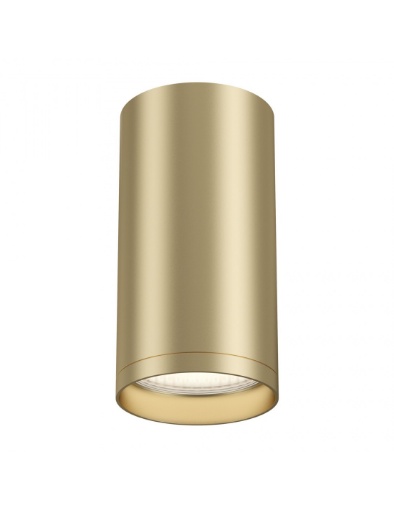 Immagine di Plafone Soffitto Cilindro Focus Oro Opaco GU10 Ø5,2 cm Maytoni