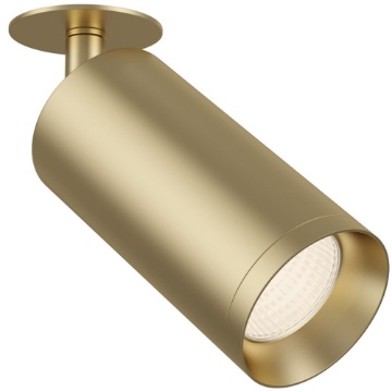 Immagine di Faretto Oro Cilindro da Incasso Moderno Focus GU10 Maytoni