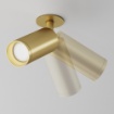 Immagine di Faretto Oro Cilindro da Incasso Moderno Focus GU10 Maytoni
