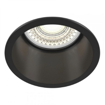 Immagine di Faretto Rotondo Nero da Incasso Reif 68mm 1xGU10 Maytoni