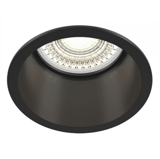 Immagine di Faretto Rotondo Nero da Incasso Reif 68mm 1xGU10 Maytoni