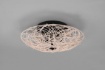 Immagine di Plafoniera Lovis Paralume Reticolato Rattan Finitura Naturale Trio Lighting