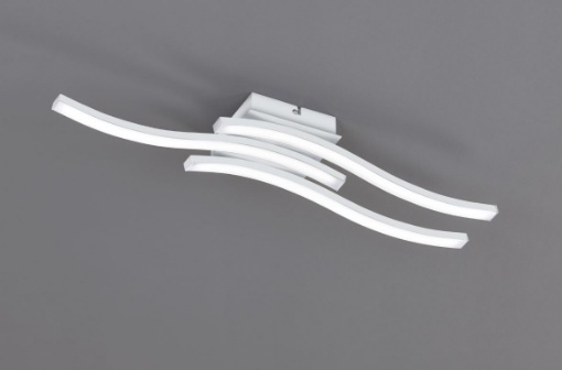Immagine di Plafoniera Bacchette Ondulate Bianche Led 15w 4000k Route Trio Lighting