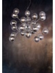 Immagine di Lampadario Moderno Dallas 24 Sfere Vetro Cromo Maytoni