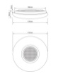 Immagine di Plafoniera Moderna Led RGBW Bluetooth Musica Bianco Trio Lighting