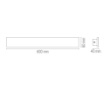 Immagine di Applique Gesso 60 cm Biemissione Led 18w 3000k 4000k