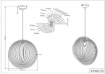 Immagine di Sospensione Cerchi Orientabili Boolan Legno Chiaro Trio Lighting