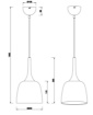 Immagine di Sospensione Cono Penisola Cucina 1 Luce Chiron Ottone Trio Lighting
