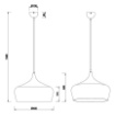 Immagine di Sospensione Cucina Paralume Campana Ottone Chiron Trio Lighting