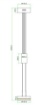 Immagine di Sospensione Disco Led 9w Switch Dimmer Franklin Antracite Trio Lighting