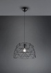 Immagine di Sospensione Haval Gabbia 1xE27 Nero Opaco Ø38 cm Trio Lighting