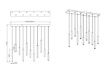 Immagine di Sospensione Bianca Tubular 11 Led Tubolari con Switch Dimmer Trio Lighting