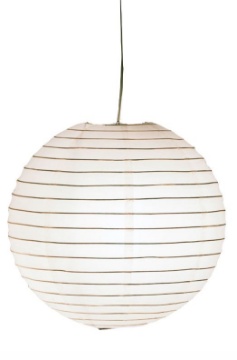 Immagine di Sospensione Palla Bianca Carta Ø40 cm Paper 1xE27 Trio Lighting