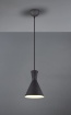 Immagine di Sospensione Moderna Per Isola Enzo Doppio Cono Nero Trio Lighting