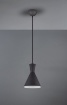 Immagine di Sospensione Moderna Per Isola Enzo Doppio Cono Nero Trio Lighting