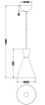 Immagine di Sospensione Singola Cono Bianco Metallo Enzo Led E27 Trio Lighting