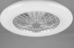 Immagine di Ventilatore Lampadario Multifunzione Led Dimmer RGBW Stralsund Alluminio Trio Lighting