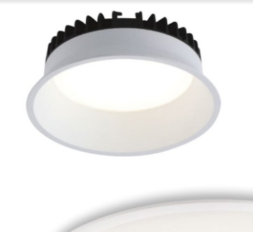 Immagine di Faretto Rotondo Incasso Led 17w CCT Bianco 154 mm Ottica 98