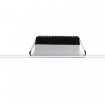 Immagine di Faretto Da Incasso Bianco Led CCT 10w Quadrato 110 mm Ottica 98