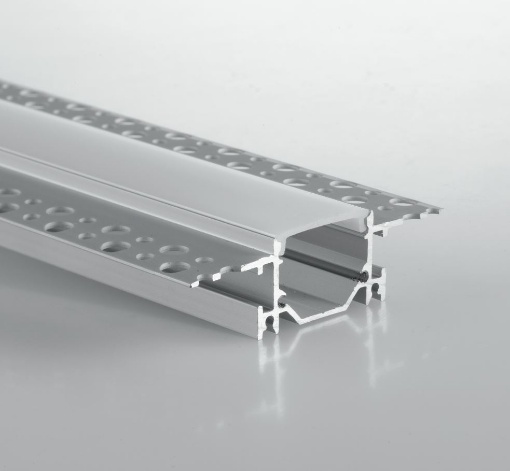 Immagine di Profilo Per Strip Led 2 mt Incasso Rapido Per Cartongesso