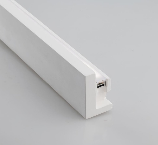 Immagine di Profilo In Gesso 100 cm Per Strip Led Singola Emissione Angolo 90°