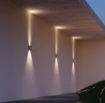 Immagine di Applique Led Cubo 12 cm cct 20w Corten Da Esterno Ottica Regolabile IP54