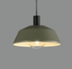Immagine di Sospensione 1xE27 Gary Campana Metallo Grigio Ø32,5 cm ACB