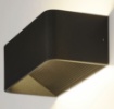 Immagine di Applique Rettangolare Icon 37cm Nero Doppia Emissione Led 21w CCT ACB