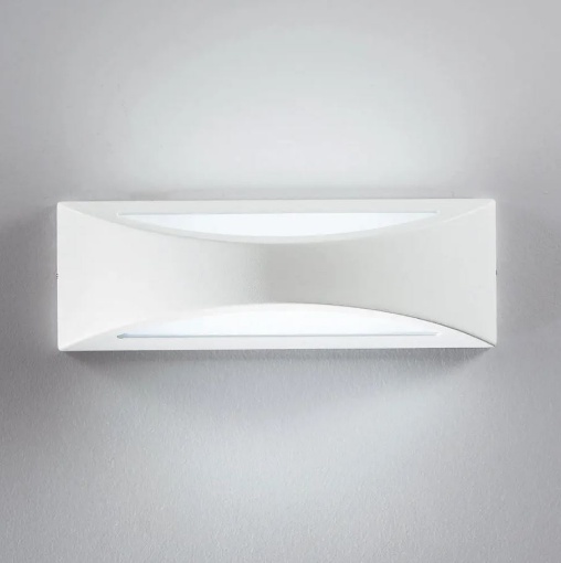 Relaxdays – Set 4 Applique Solari LED Da Esterno – Luce Bianca, IP44, Con Sensore Crepuscolare – Argento, 8x10x2 Cm