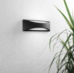 Immagine di Applique Da Esterno Led CCT Luce Selezionabile 3000k 4000k Nero IP54