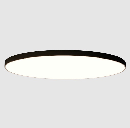 Immagine di Grande Plafoniera Nera London Ø150 cm Led 272w CCT Dimmerabile ACB