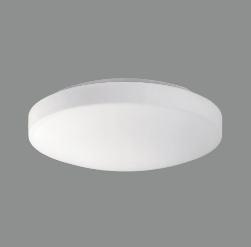 Immagine di Plafoniera Moon Vetro Bianco 28cm Per Bagno 2xE27 IP44 ACB