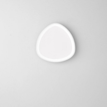 Immagine di Plafoniera Ovale Bianca D.45 cm Led CCT Luce Selezionabile