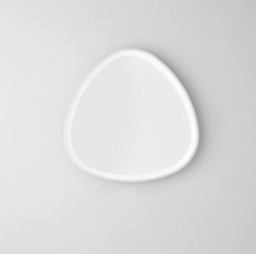 Immagine di Plafoniera Ovale Bianca D.65 cm Led CCT Luce Selezionabile
