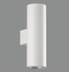Immagine di Applique Zoom Cilindro Bianco Luce Sopra e Sotto 2xGU10 ACB