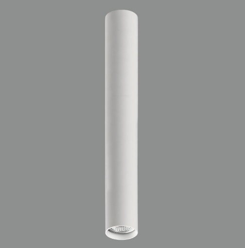 Immagine di Faretto Cilindrico Da Soffitto Bianco 45 cm Zoom GU10 ACB