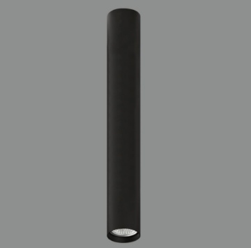 Immagine di Lampada Da Soffitto Cilindro Nero 45 cm Zoom GU10 ACB