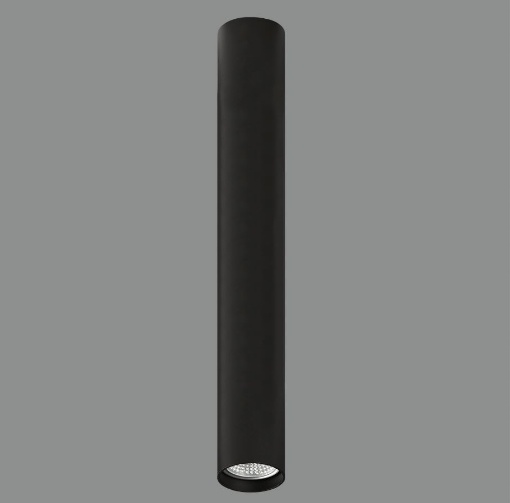 Immagine di Lampada Da Soffitto Cilindro Nero 45 cm Zoom GU10 ACB